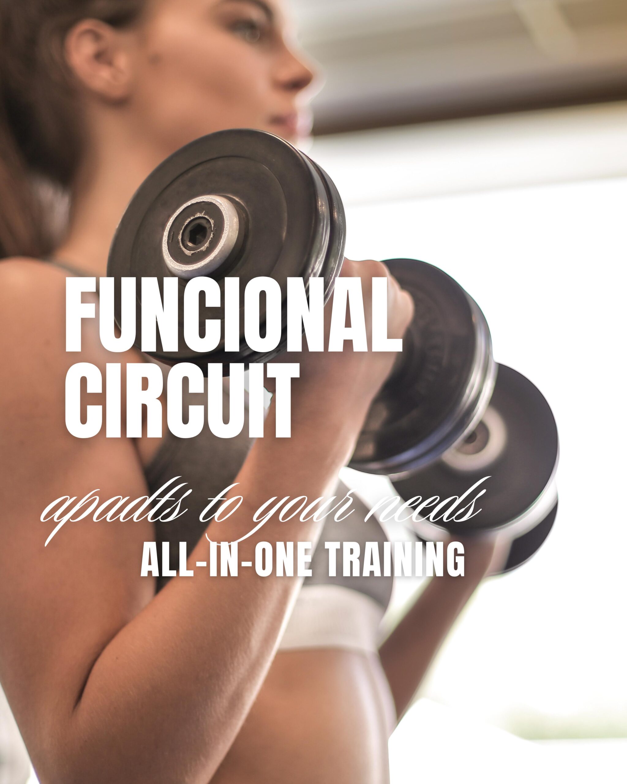 Functional Circuit training with dumbbells